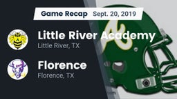 Recap: Little River Academy  vs. Florence  2019