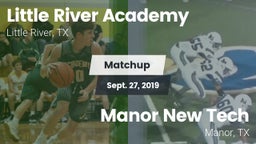 Matchup: Little River vs. Manor New Tech 2019