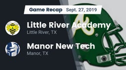 Recap: Little River Academy  vs. Manor New Tech 2019