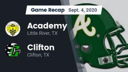 Recap: Academy  vs. Clifton  2020