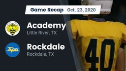 Recap: Academy  vs. Rockdale  2020