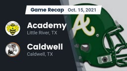 Recap: Academy  vs. Caldwell  2021