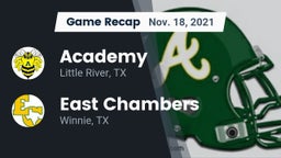 Recap: Academy  vs. East Chambers  2021