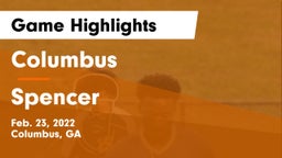 Columbus  vs Spencer  Game Highlights - Feb. 23, 2022