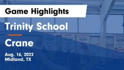 Trinity School  vs Crane  Game Highlights - Aug. 16, 2022