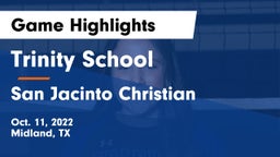 Trinity School  vs San Jacinto Christian  Game Highlights - Oct. 11, 2022