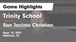 Trinity School  vs San Jacinto Christian  Game Highlights - Sept. 23, 2023