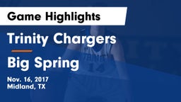Trinity Chargers vs Big Spring  Game Highlights - Nov. 16, 2017