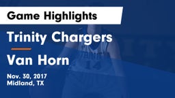 Trinity Chargers vs Van Horn  Game Highlights - Nov. 30, 2017