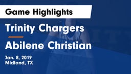 Trinity Chargers vs Abilene Christian Game Highlights - Jan. 8, 2019