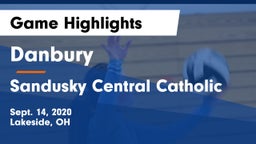 Danbury  vs Sandusky Central Catholic Game Highlights - Sept. 14, 2020
