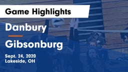 Danbury  vs Gibsonburg  Game Highlights - Sept. 24, 2020