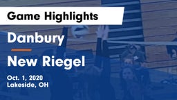 Danbury  vs New Riegel  Game Highlights - Oct. 1, 2020
