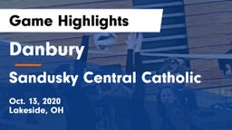 Danbury  vs Sandusky Central Catholic Game Highlights - Oct. 13, 2020