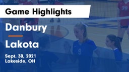 Danbury  vs Lakota Game Highlights - Sept. 30, 2021