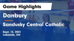 Danbury  vs Sandusky Central Catholic Game Highlights - Sept. 13, 2022