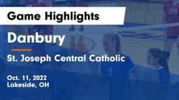 Danbury  vs St. Joseph Central Catholic  Game Highlights - Oct. 11, 2022