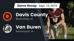 Recap: Davis County  vs. Van Buren  2019
