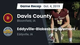 Recap: Davis County  vs. Eddyville-Blakesburg-Fremont 2019