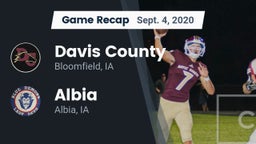 Recap: Davis County  vs. Albia  2020