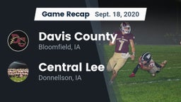 Recap: Davis County  vs. Central Lee  2020