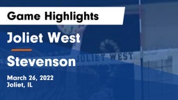 Joliet West  vs Stevenson  Game Highlights - March 26, 2022