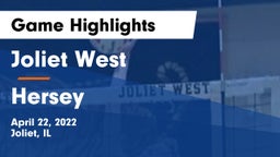 Joliet West  vs Hersey Game Highlights - April 22, 2022