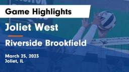 Joliet West  vs Riverside Brookfield  Game Highlights - March 25, 2023