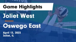 Joliet West  vs Oswego East  Game Highlights - April 13, 2023