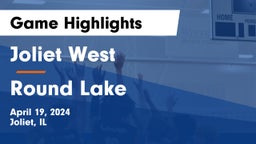 Joliet West  vs Round Lake Game Highlights - April 19, 2024