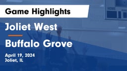 Joliet West  vs Buffalo Grove  Game Highlights - April 19, 2024