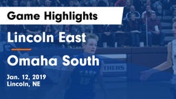 Lincoln East  vs Omaha South  Game Highlights - Jan. 12, 2019