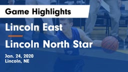 Lincoln East  vs Lincoln North Star Game Highlights - Jan. 24, 2020