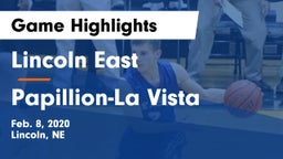 Lincoln East  vs Papillion-La Vista  Game Highlights - Feb. 8, 2020