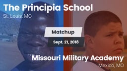 Matchup: The Principia School vs. Missouri Military Academy  2018