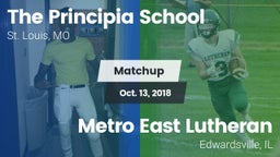 Matchup: The Principia School vs. Metro East Lutheran  2018
