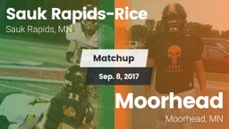 Matchup: Sauk Rapids-Rice Hig vs. Moorhead  2017