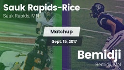 Matchup: Sauk Rapids-Rice Hig vs. Bemidji  2017