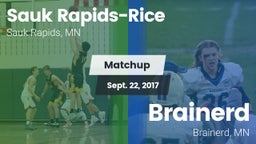 Matchup: Sauk Rapids-Rice Hig vs. Brainerd  2017