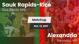 Matchup: Sauk Rapids-Rice Hig vs. Alexandria  2017