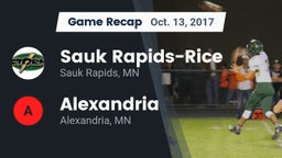 Recap: Sauk Rapids-Rice  vs. Alexandria  2017
