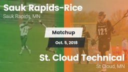 Matchup: Sauk Rapids-Rice Hig vs. St. Cloud Technical  2018