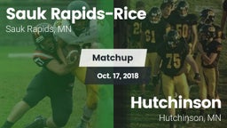 Matchup: Sauk Rapids-Rice Hig vs. Hutchinson  2018
