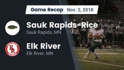 Recap: Sauk Rapids-Rice  vs. Elk River  2018