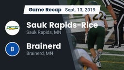 Recap: Sauk Rapids-Rice  vs. Brainerd  2019