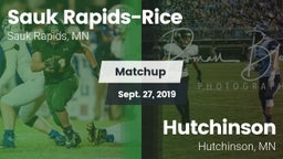Matchup: Sauk Rapids-Rice Hig vs. Hutchinson  2019