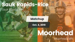 Matchup: Sauk Rapids-Rice Hig vs. Moorhead  2019