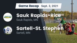 Recap: Sauk Rapids-Rice  vs. Sartell-St. Stephen  2021