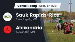 Recap: Sauk Rapids-Rice  vs. Alexandria  2021