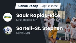 Recap: Sauk Rapids-Rice  vs. Sartell-St. Stephen  2022